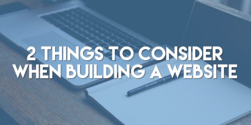 Building a new website can be an extremely daunting task. There are endless options to choose from regarding site organization, design, content, & every other tiny piece that goes into making a website. But when we are talking about the broad overview of building a website there are two main things that need to be considered: